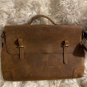 Kattee Leather Messenger Bag